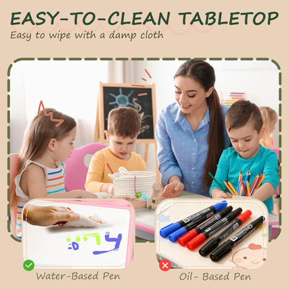 Ensemble table et chaises pour enfants ajustable — Lot de 5