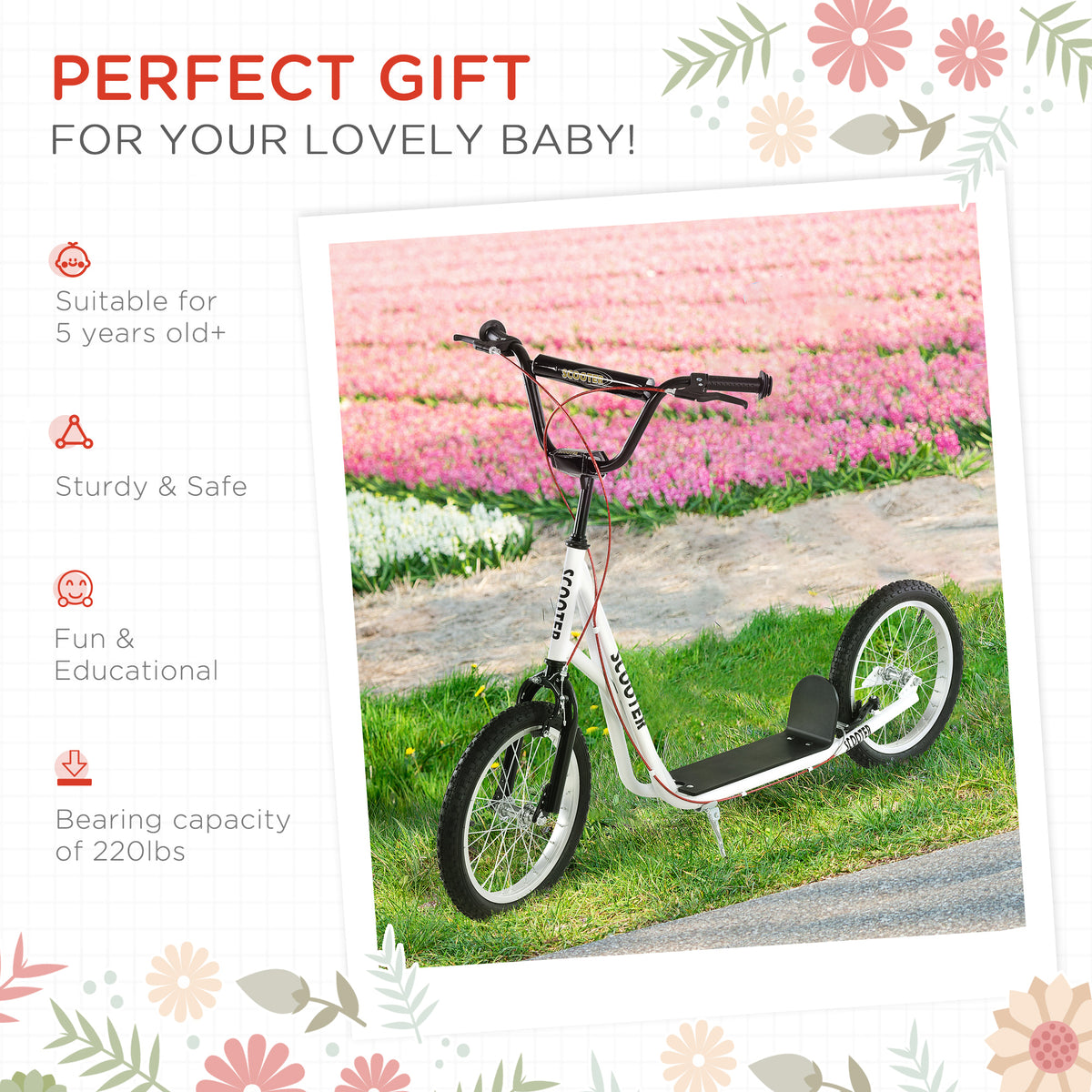 Trottinette pour enfants de 5 ans et plus