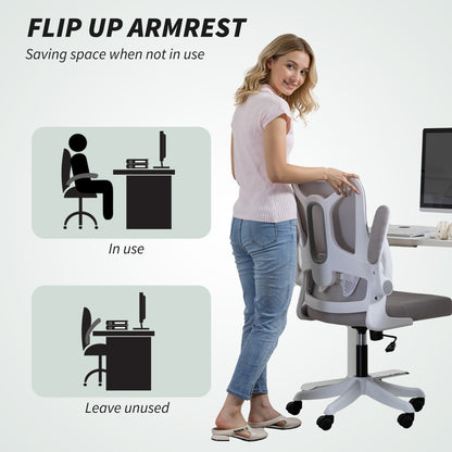 Chaise de bureau ergonomique pivotante avec soutien lombaire