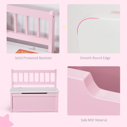 Coffre à jouets avec banc de rangement