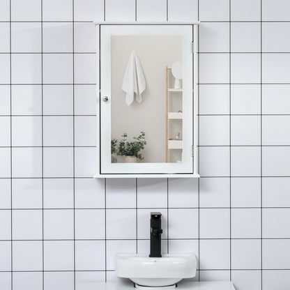 Armoire à pharmacie murale avec miroir et tablettes