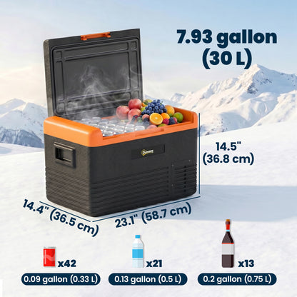 Glacière portable pour voiture 30 litres