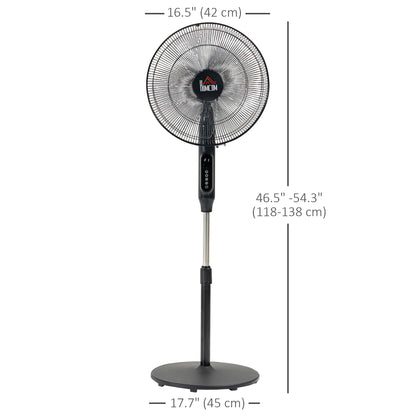 Ventilateur sur pied avec télécommande hauteur réglable