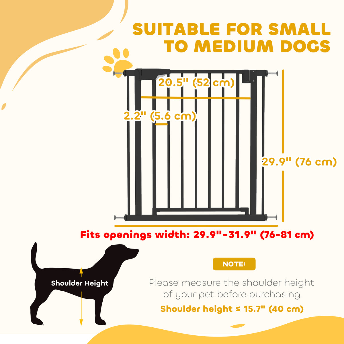 Barrière de sécurité pour bébé et animaux