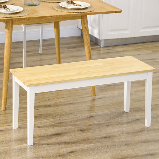 Banc de salle à manger en bois 102 cm