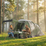 Tente tunnel deux pièces 3-4 personnes imperméable