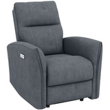 Fauteuil inclinable électrique en tissu simili-cuir