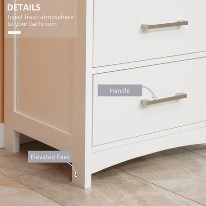 Armoire de salle de bain étroite 3 tiroirs