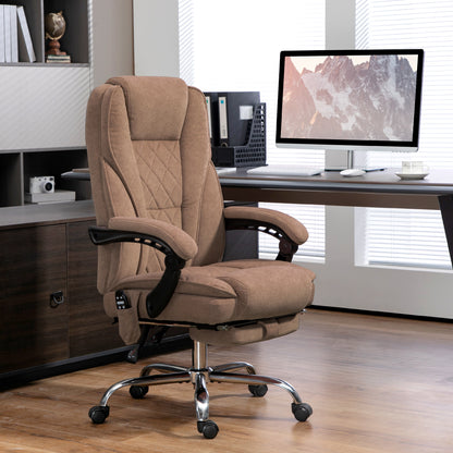Chaise bureau massage inclinable avec repose-pieds ajustable