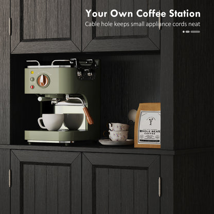 Armoire de cuisine autoportante avec rangement