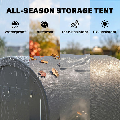 Abri de rangement portable extérieur 3 m x 3 m