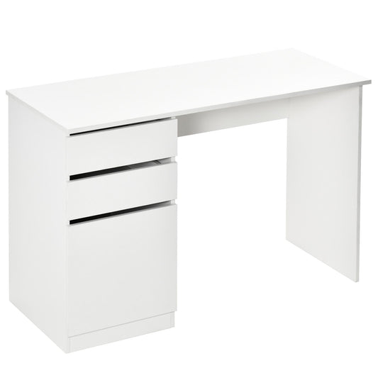 Bureau informatique avec tiroirs et armoire