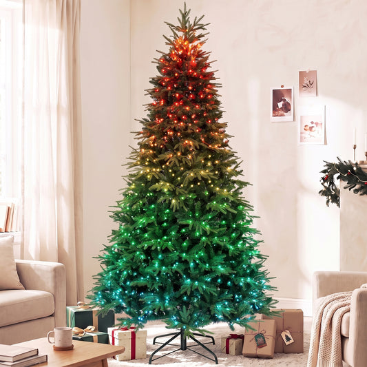 Arbre de Noël artificiel à DEL synchronisées 274 cm