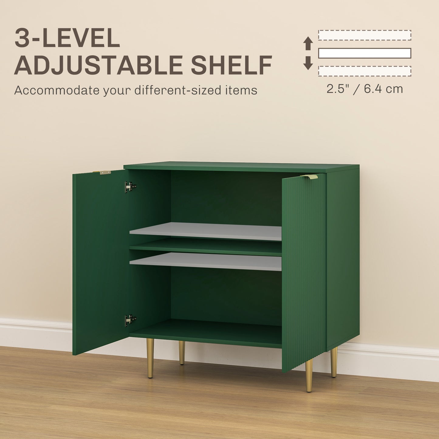 Armoire de rangement cuisine tablettes ajustables pieds métal
