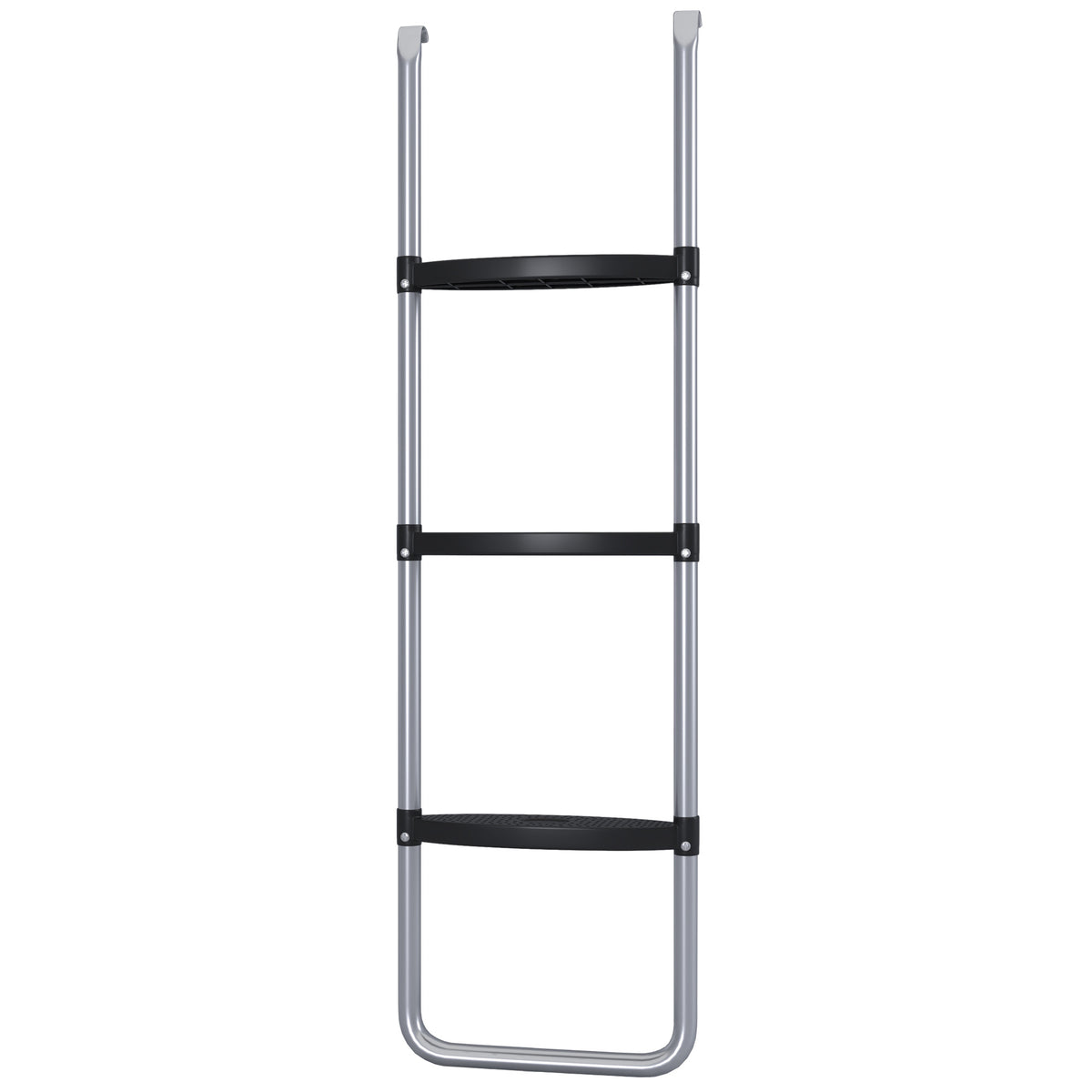 Échelle de trampoline ajustable 2/3 marches — acier galvanisé