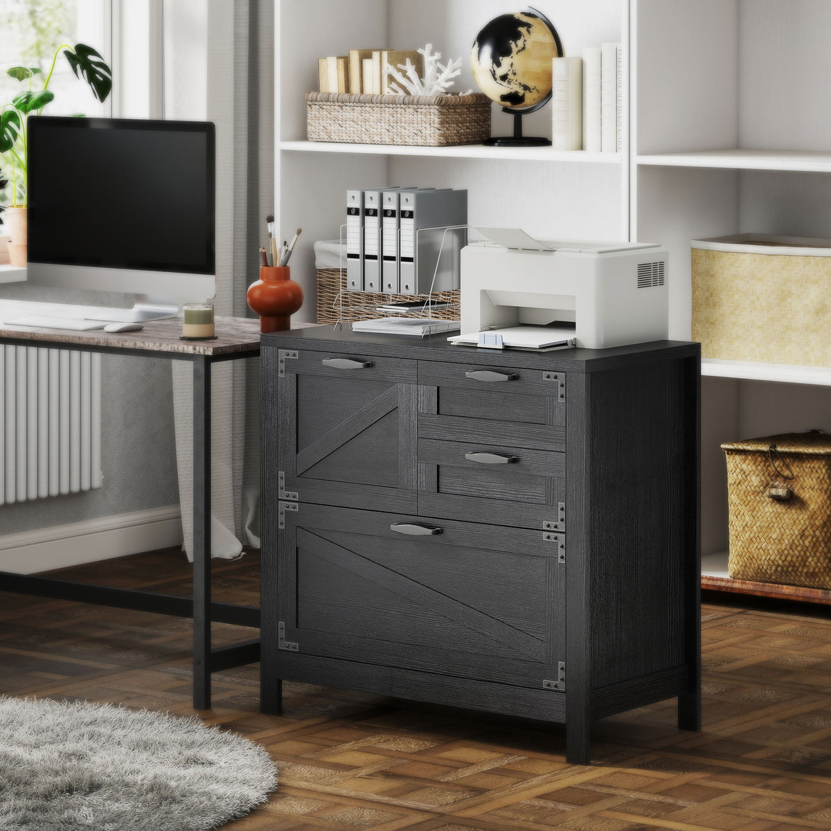 Classeur lateral style champetre