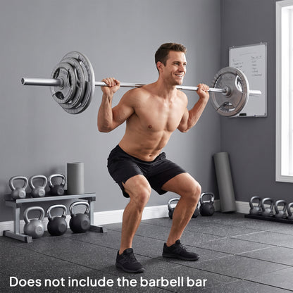 Ensemble de disques de musculation poignées — Lot de 6