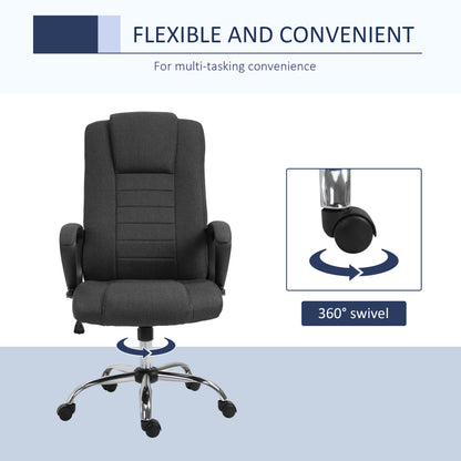 Chaise de bureau ergonomique à haut dossier