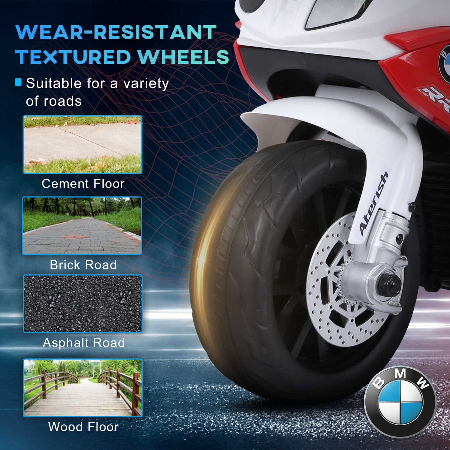Moto électrique BMW S1000RR pour tout-petits 18-36 mois