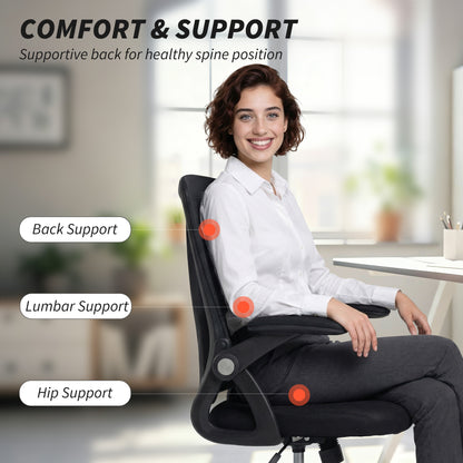 Chaise de bureau ergonomique support lombaire
