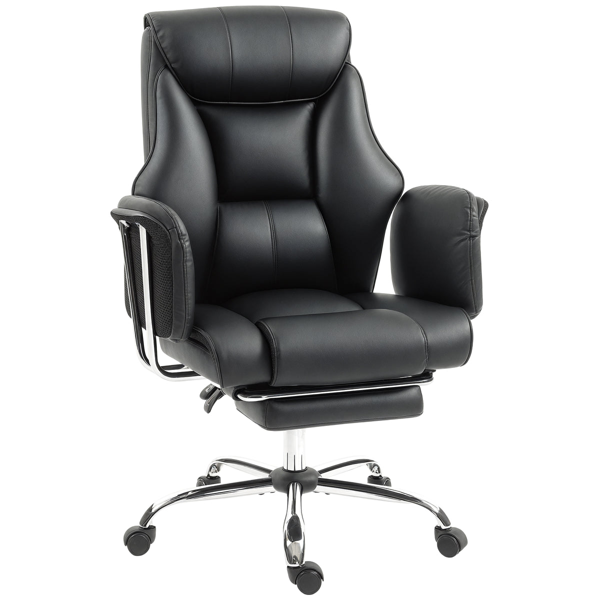 Chaise de bureau ergonomique inclinable avec repose-pieds