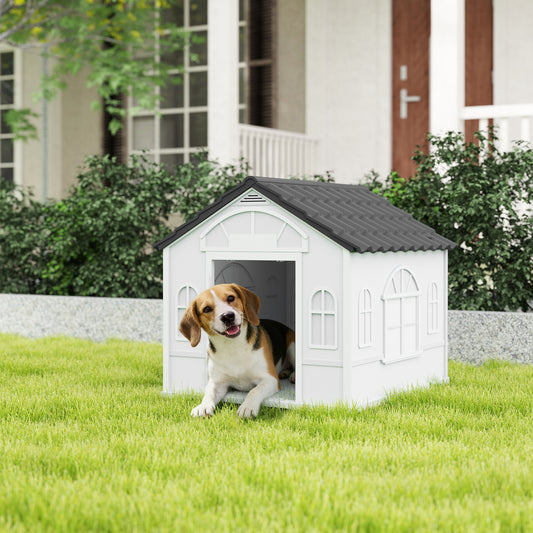 Niche pour chien 66 cm — grise