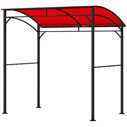 Gazebo BBQ courbé 7' x 5'