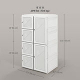 Armoire penderie pliable 5 compartiments