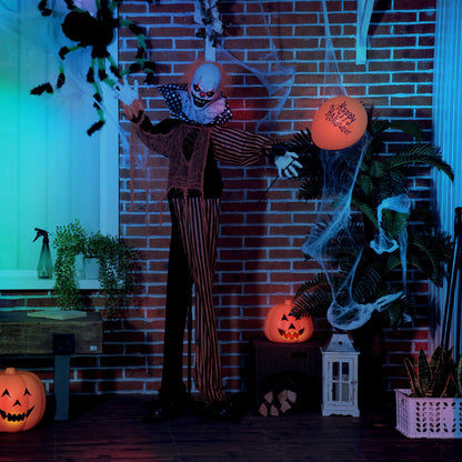 Décoration Halloween Clown Animé 190 cm — Yeux Lumineux