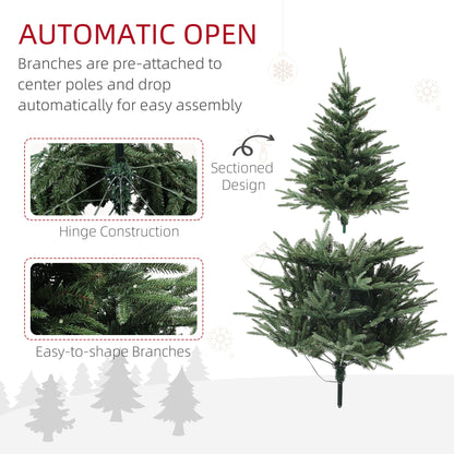 Sapin de Noël artificiel pré-éclairé 152 cm — vert