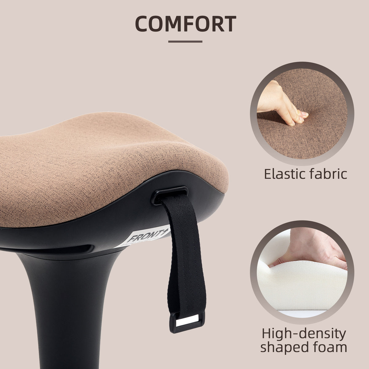 Tabouret de bureau ergonomique réglable