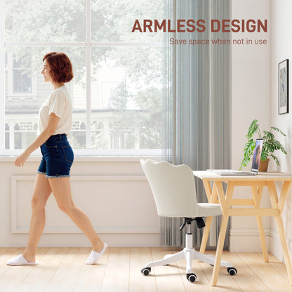 Chaise de bureau sans accoudoirs pivotante hauteur ajustable