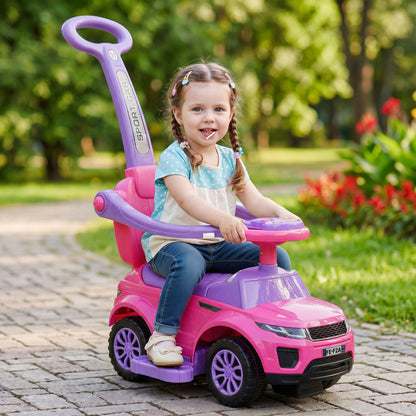 Voiture porteur pousseur 3 en 1 pour tout-petits