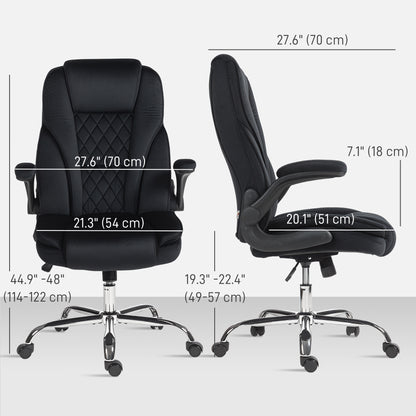 Chaise de bureau ergonomique en velours capitonné