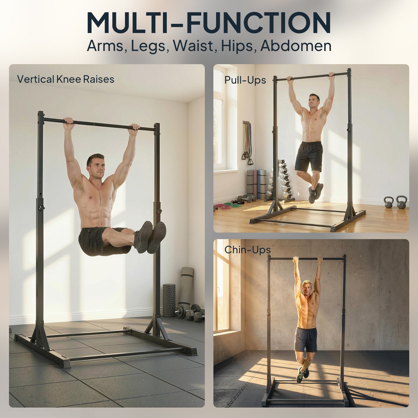 Station de traction réglable 8 niveaux — 200 kg