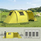 Tente de camping 2 pièces 3-4 personnes imperméable