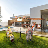 Ensemble table et chaises pour enfants avec parasol — Lot de 4