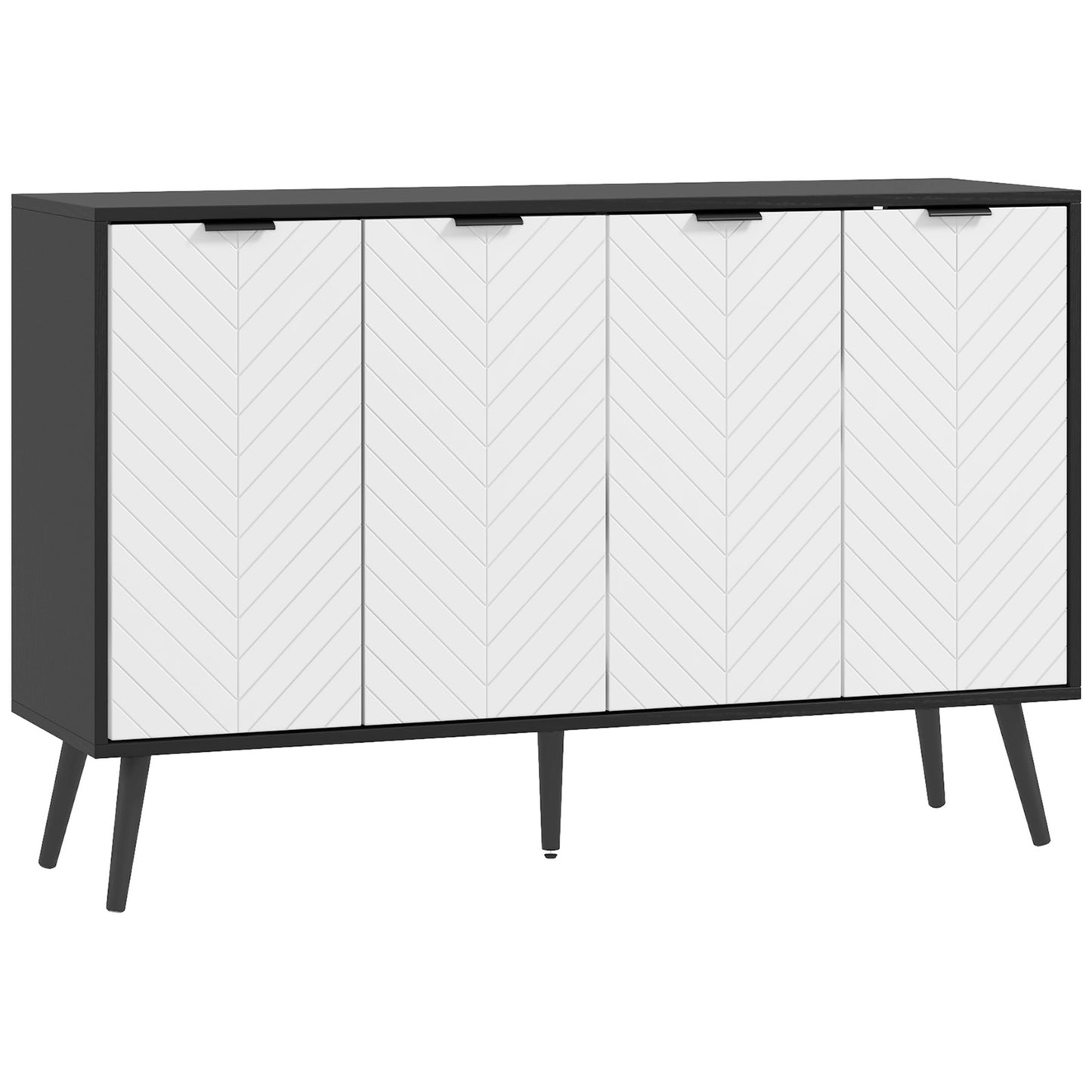 Bahut buffet moderne portes et tablettes ajustables