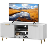 Meuble télé moderne avec rangement 55 pouces