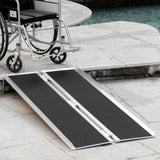 Rampe d'accès pliable portable 5 pi — aluminium