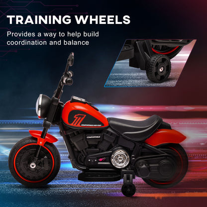 Moto électrique enfant 6V avec roues stabilisatrices