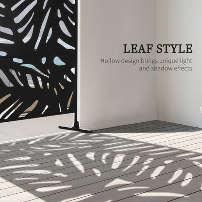 Outsunny Privacy Screen - Willow Style Outdoor Decorative Panel