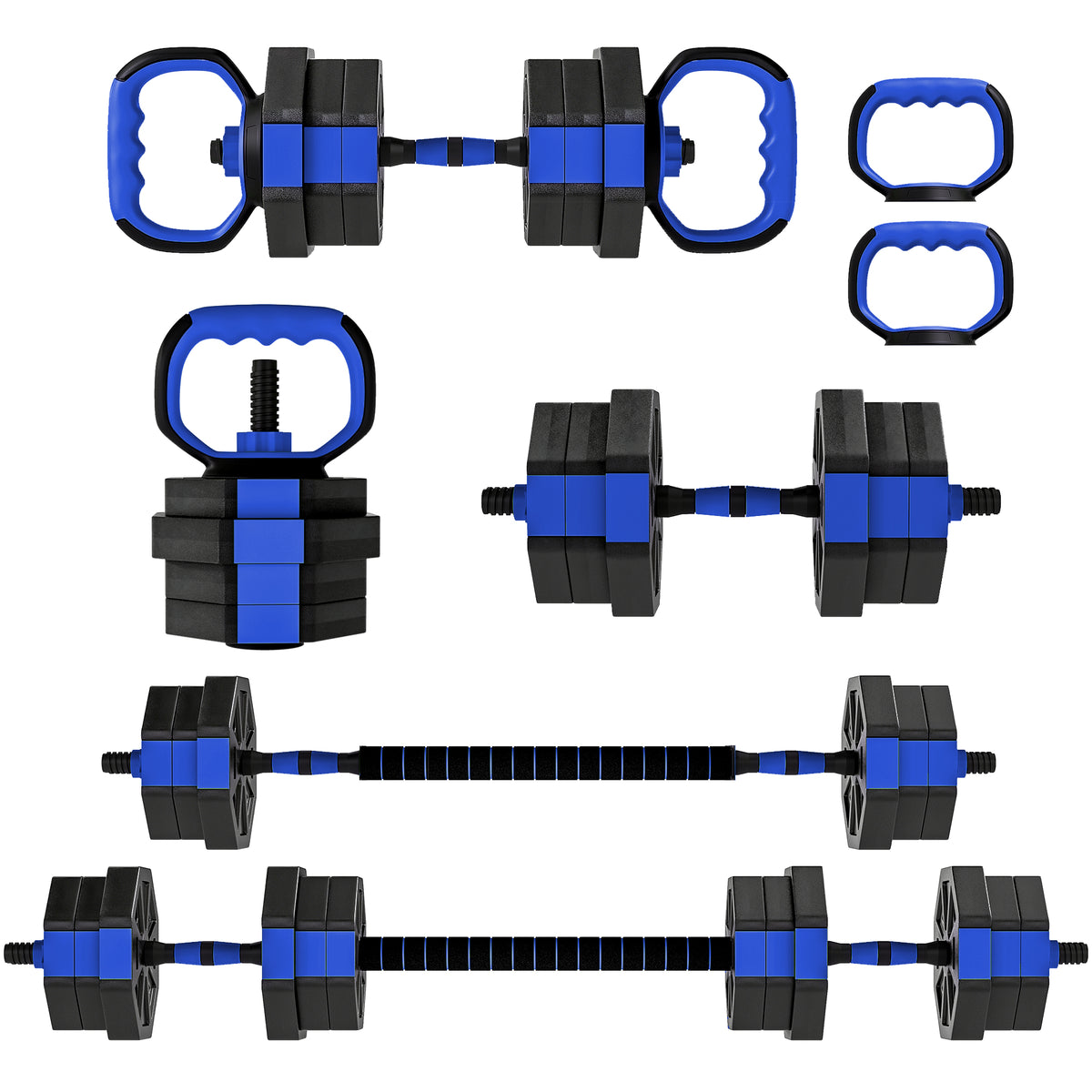 Haltères ajustables 6-en-1 20 kg