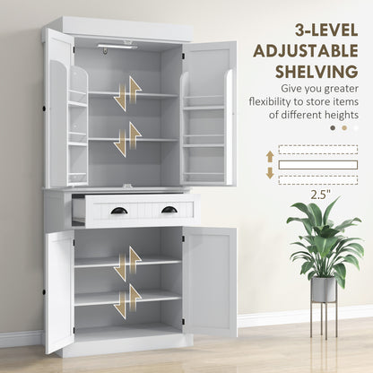 Armoire de cuisine garde-manger éclairage LED