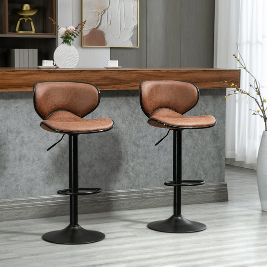 Tabourets de bar ajustables pivotants ensemble de 2