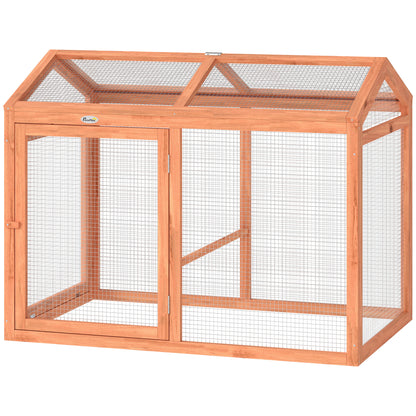 Poulailler extérieur extensible en bois de sapin