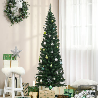 Sapin de Noël artificiel mince style crayon 6 pi