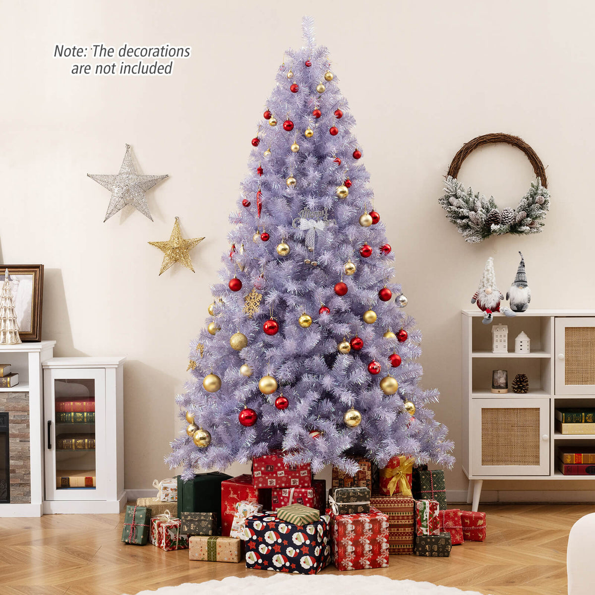 Arbre de Noël artificiel pré-éclairé décoratif