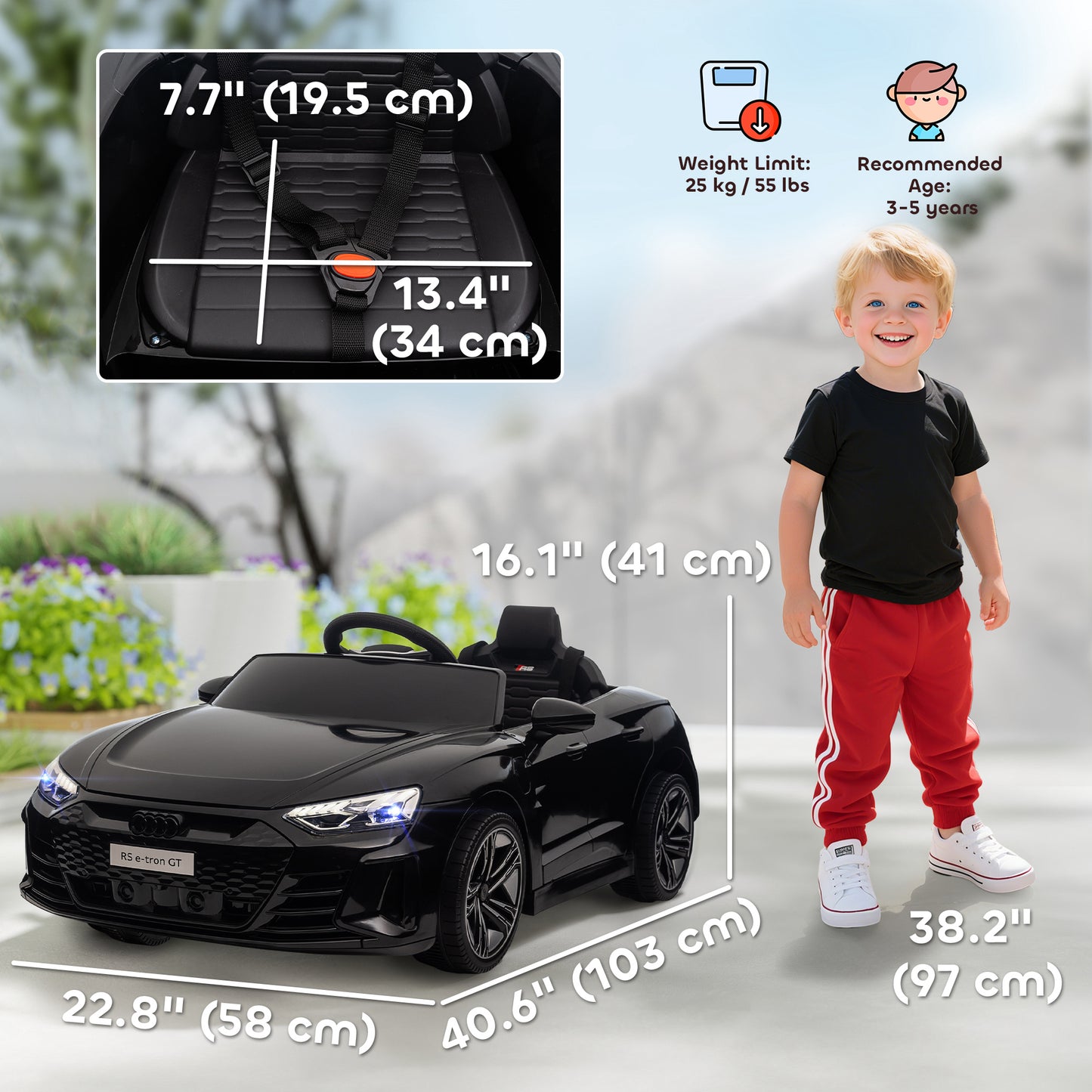 Voiture électrique enfant Audi RS e-tron GT 12V