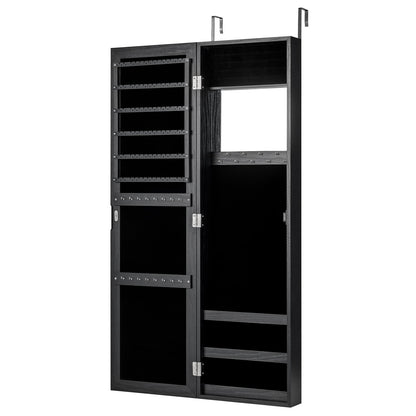 Armoire à bijoux murale avec miroir pleine longueur